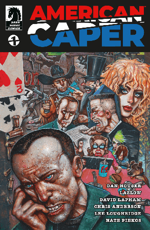 Variant cover of the first issue of American Caper.