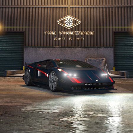 Pegassi Torero XO in the Vinewood Car Club.