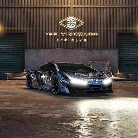 Pegassi Zentorno in the Vinewood Car Club.