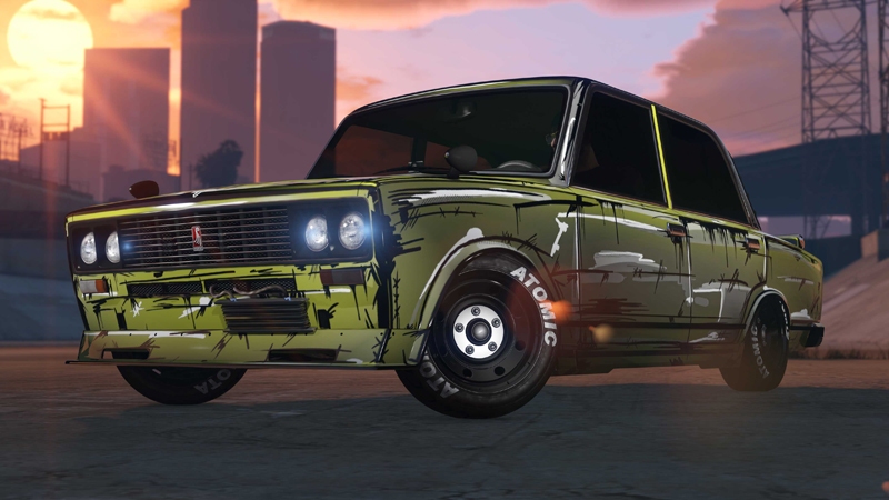 Painted n’ Shaded livery for the drift version of the RUNE Cheburek.