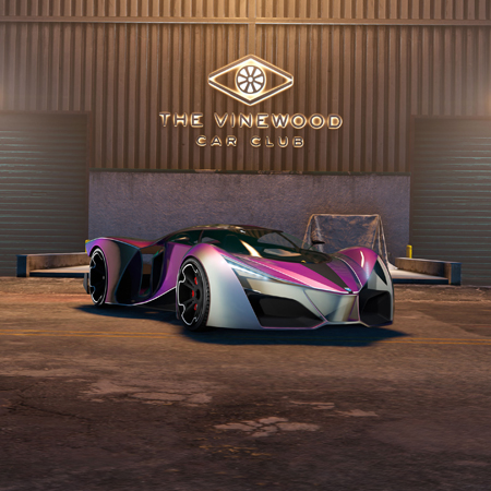 Grotti X80 Proto в автоклубе Вайнвуда.