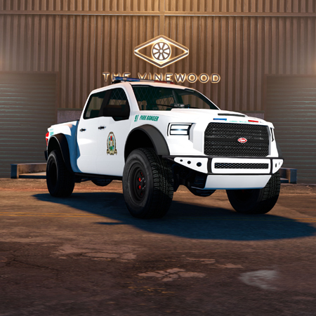Vapid Caracara Pursuit в автоклубе Вайнвуда.