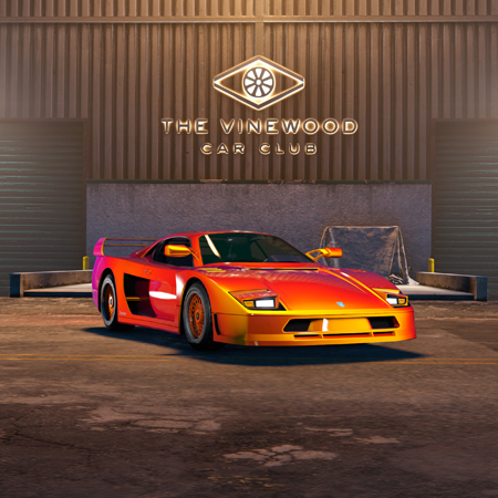 Grotti Turismo Classic в автоклубе Вайнвуда.