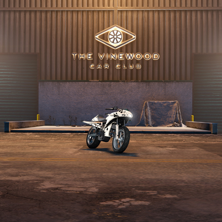 Pegassi Oppressor в новой раскраске Skulls в автоклубе Вайнвуда.