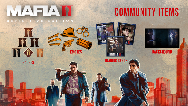 Предметы сообщества Mafia 2: Definitive Edition в Steam.