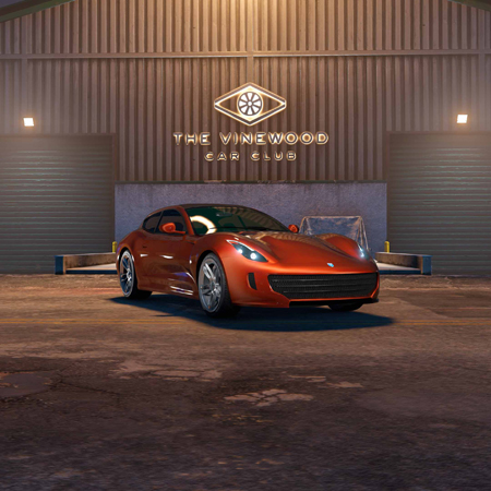 Grotti Bestia GTS в автоклубе Вайнвуда.