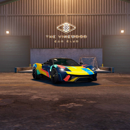 Grotti Furia в автоклубе Вайнвуда.