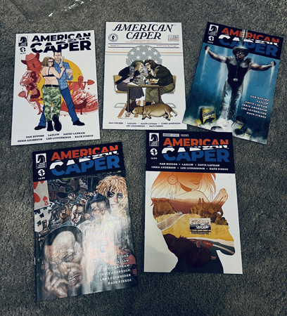 Первый выпуск комикса American Caper. Фото читателя.