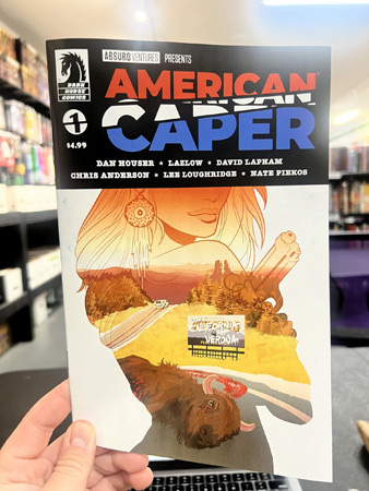 Первый выпуск комикса American Caper. Фото читателя.