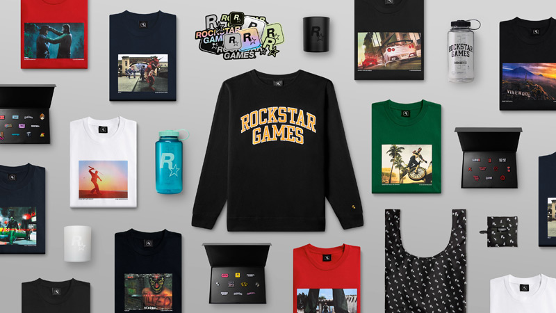 Rockstar and Take-Two: Official Rockstar Merch – T-Shirts with Screenshots, Pins, Scented Candles, Mouse Pad and More | Today at 9:00 PM OPla G20