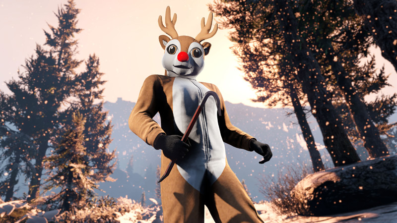 Костюм червононосого оленя.