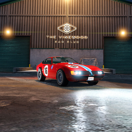 Grotti GT750 в автоклубі Вайнвуду.