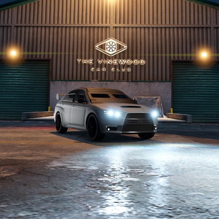 Karin Kuruma в автоклубі Вайнвуду.