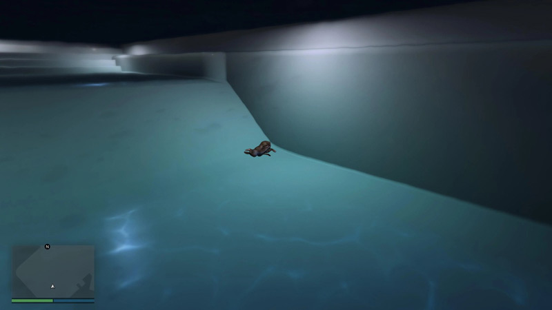 Мёртвый кролик в бассейне особняка. Скриншот: ChiefMokum