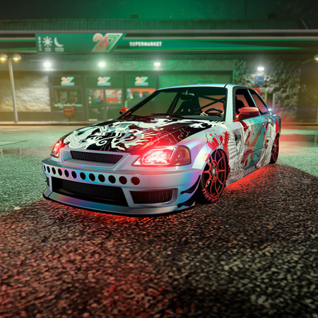 Dinka Blista Kanjo у лівреї «Вуличний самурай».