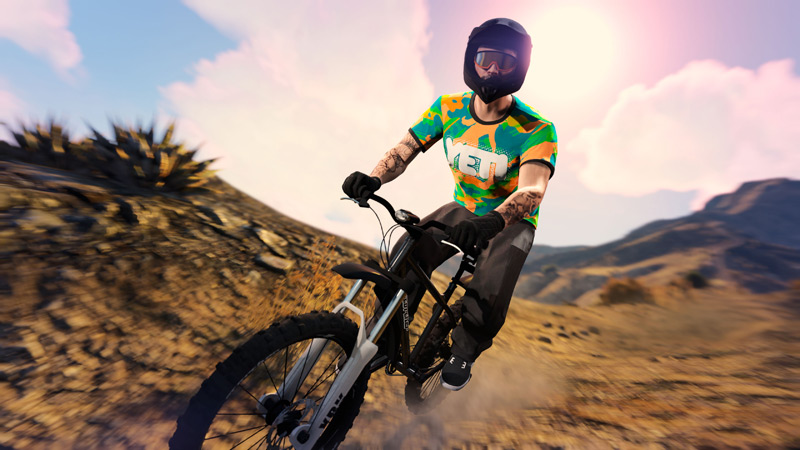 Orange Camo Yeti Tee.