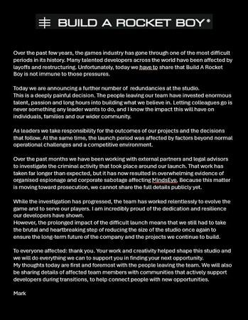 Open letter from BARB co-CEO Mark Gerhard.