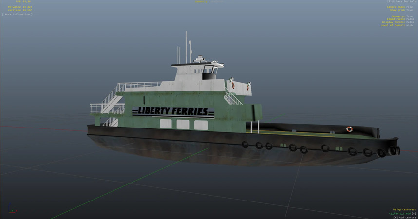 Паром Liberty Ferry.