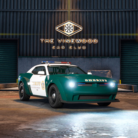 Bravado Gauntlet Interceptor в автоклубе Вайнвуда.