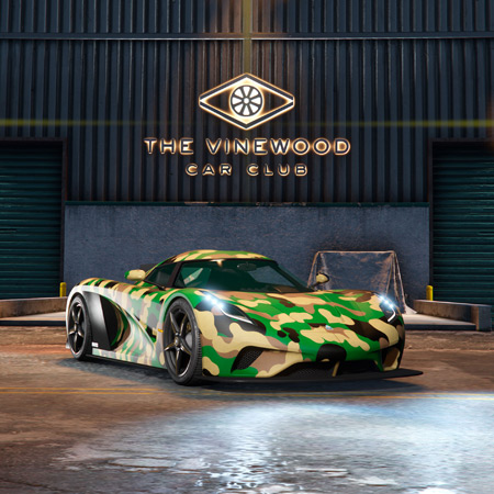 Överflöd Entity MT в раскраске Safari Ranger в автоклубе Вайнвуда.