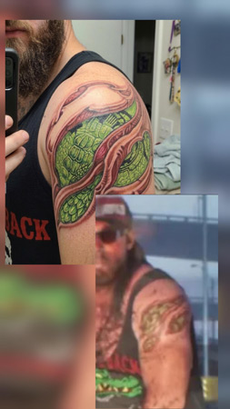 Тату фаната GTA 6