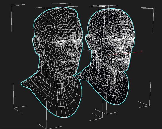 Texture analysis of head assets.