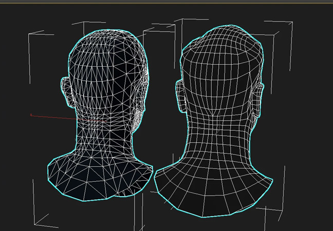 Detailed texture comparison.