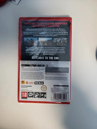 RDR 1 NS2 box. Back cover.