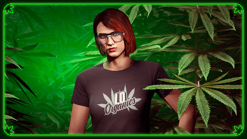 Чорна футболка LD Organics.