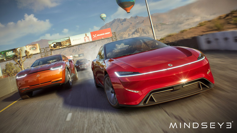 Сетевые гонки в MindsEye.