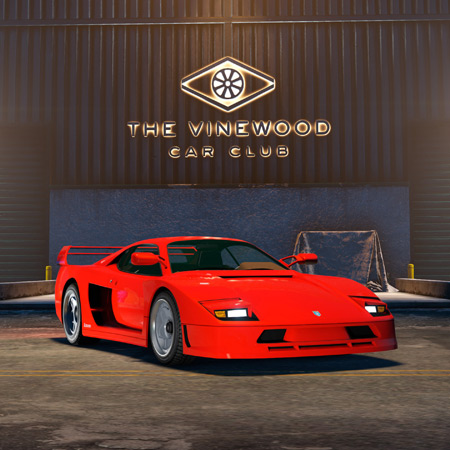 Grotti Turismo Classic в автоклубе Вайнвуда.