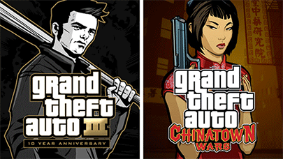 Распродажа Grand Theft Auto III: 10 Year Anniversary Edition и Grand Theft Auto: Chinatown Wars