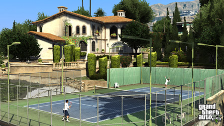 Мини-игра в большой теннис