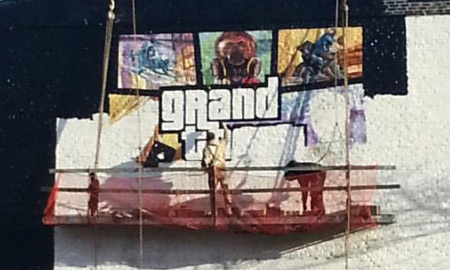 Первый вид обложки Grand Theft Auto 5