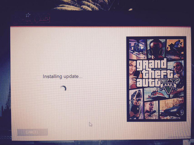 Первый патч на GTA 5 PC, unboxing и фото коробок с игрой 