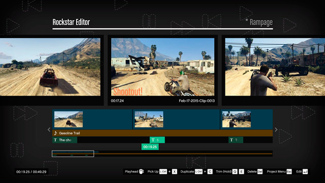 В сети появились скриншоты видеоредактора GTA 5