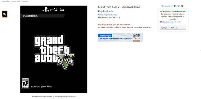 GTA 5 для PlayStation 5, возможно, будет стоить 75 долларов/евро