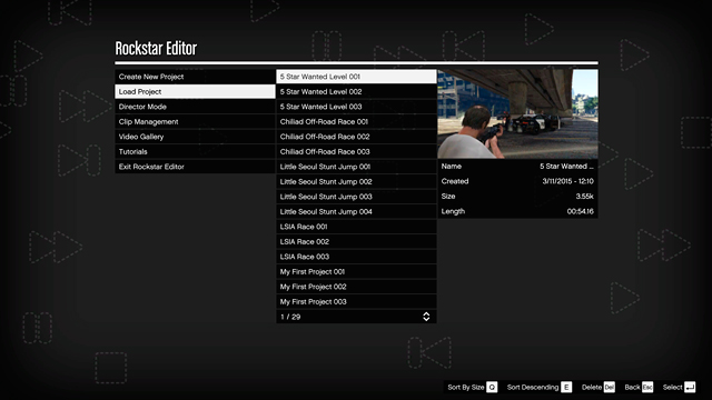 В сети появились скриншоты видеоредактора GTA 5