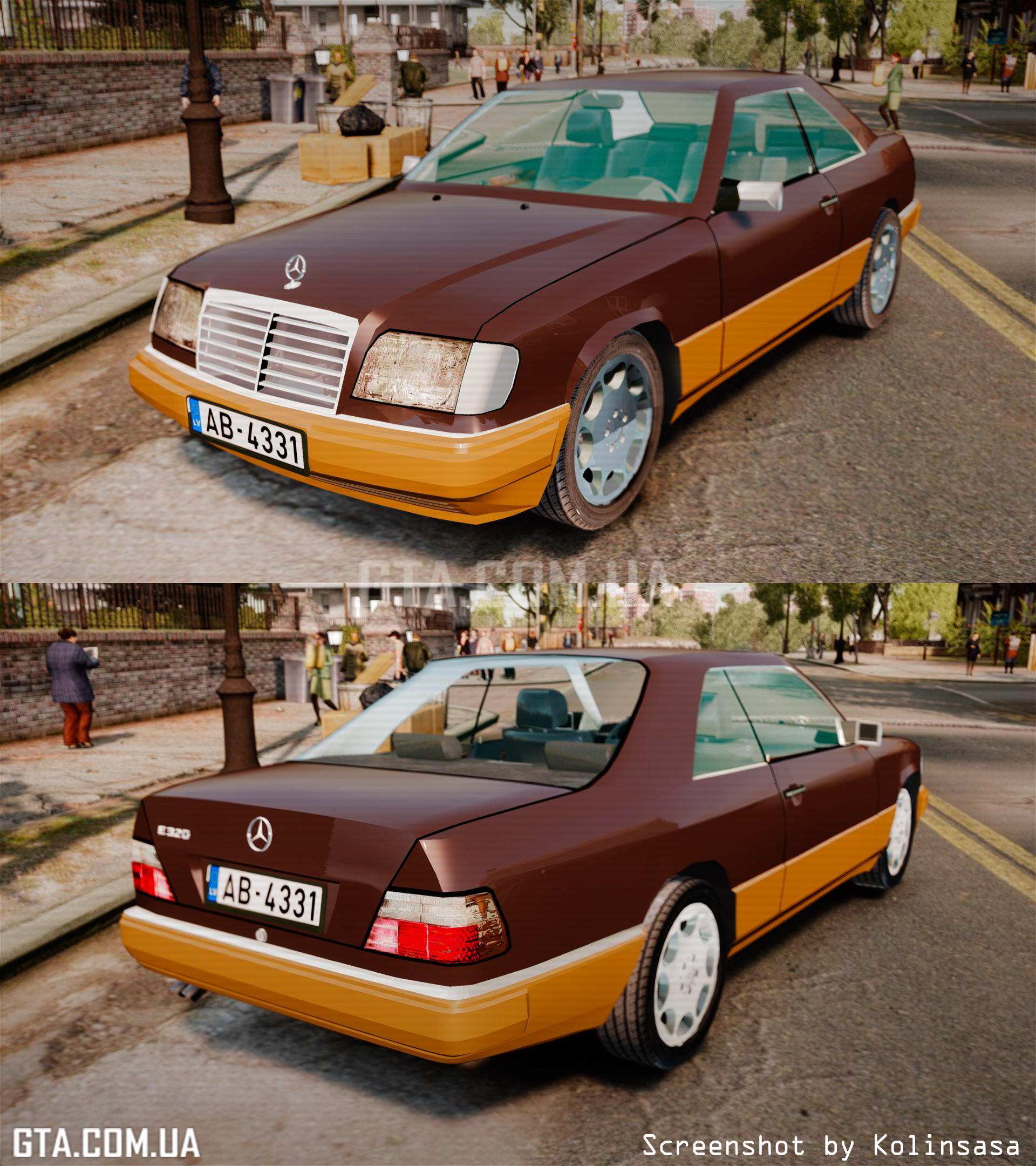 Mercedes w124 для гта 5 фото 62