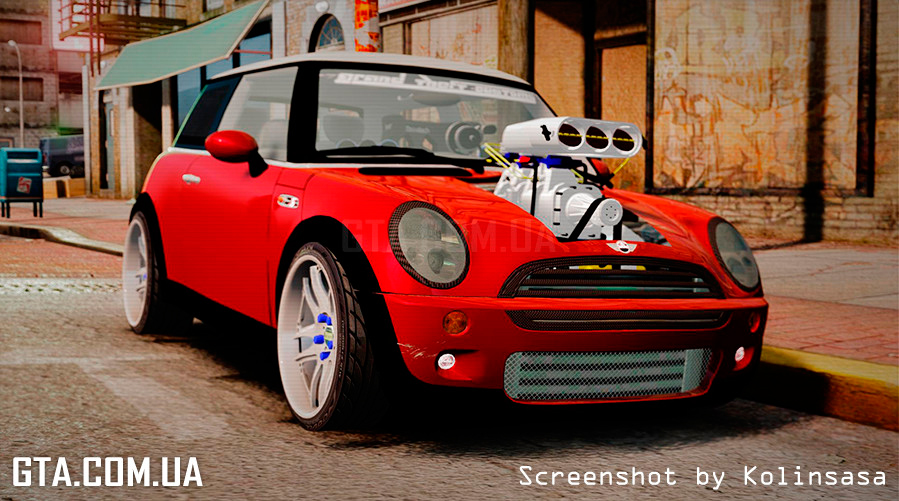 Mini Cooper S V8 Supercharger Swap скачать для Gta 4 Gtacomua