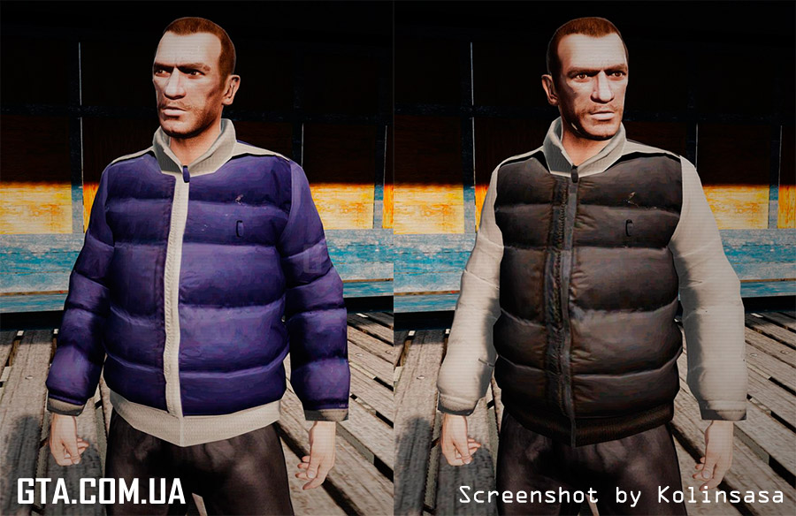 4 пак. Зимняя куртка для Niko GTA 4. СССР спортивная куртка для Нико ГТА 4. USSR спортивная куртка для Нико ГТА 4. Winter Jacket GTA 4.