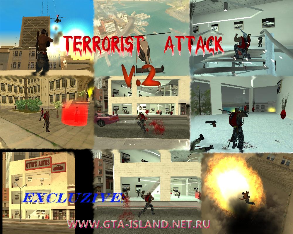 Terrorist Attack v.2.0 скачать для GTA: San Andreas