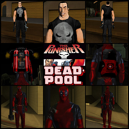 Скин Deadpool и Punisher