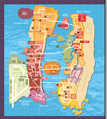 Карта Vice City 