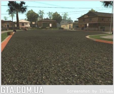 Замена дорог на Groove Street