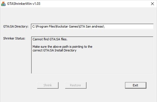 GTA Shrinker v1.03