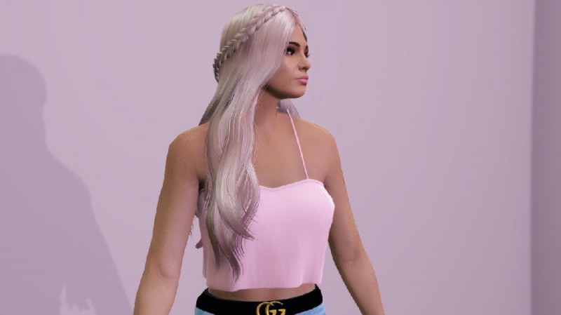 Braid with long hairstyle for MP Female v1.0