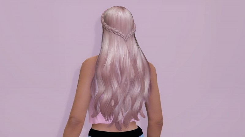 Braid with long hairstyle for MP Female v1.0