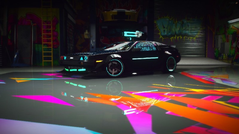 Cyberpunk Delorean DMC-12 (Add-On) v1.3