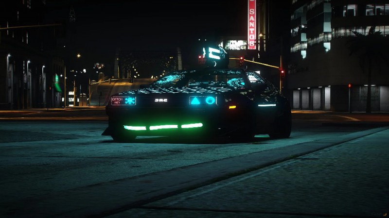 Cyberpunk Delorean DMC-12 (Add-On) v1.3